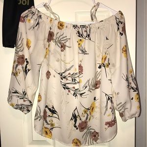 Off the shoulder blouse